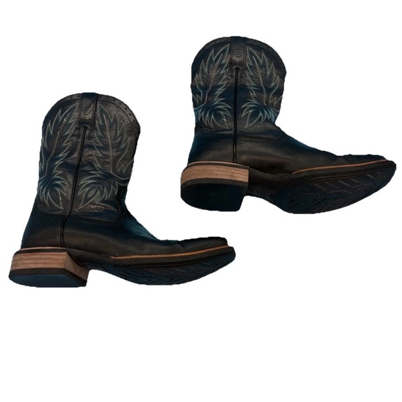 Ariat Other - Ariat Mens Sport Leather Wide Square Toe Western Cowboy Boot Black 10D